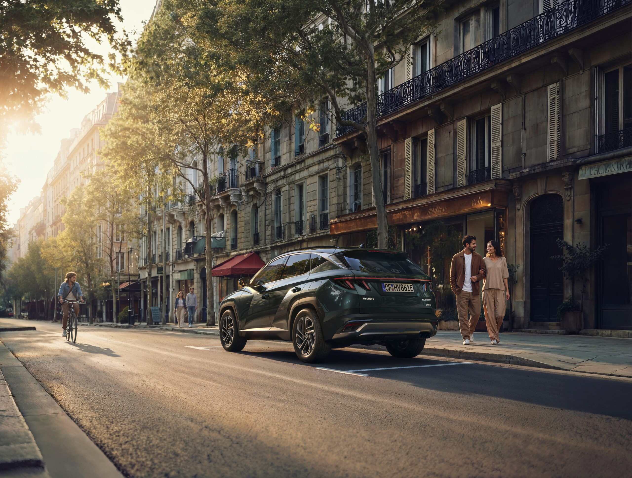 Nešteto vprašanj, en sam odgovor! Hyundai Tucson 3 Hyundai Tucson vožnja po mestni ulici v urbanem okolju