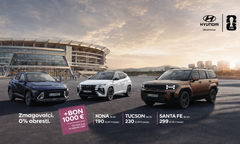 Akcija Zmagovalci izbirajo Hyundai z ugodnim financiranjem novih vozil